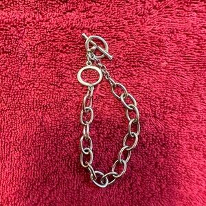 Elegant Swarovski Silver Charm Bracelet